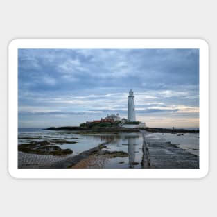 Causeway to St Mary's Island Sticker